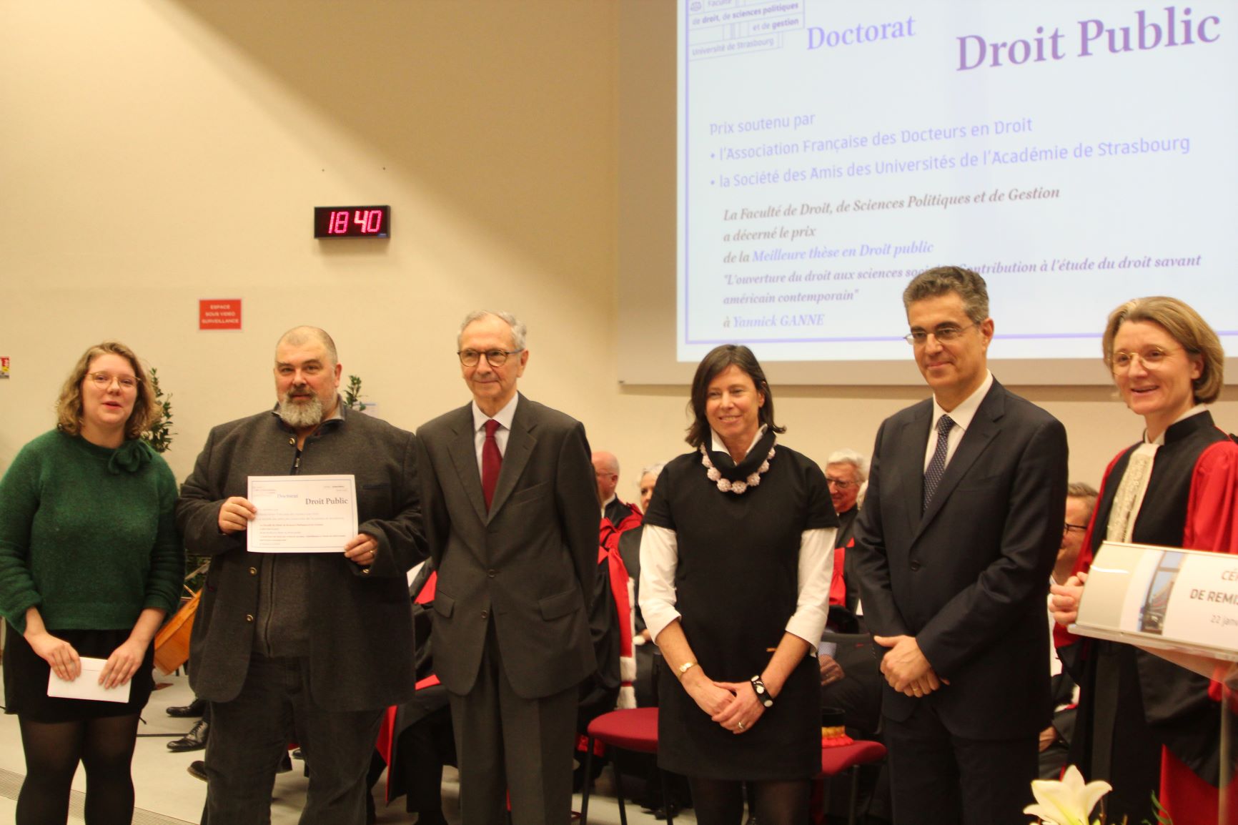Remise de Prix Doctorat Droit 2020